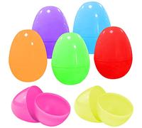 Jsdoin Huevos de Pascua 28 Piezas Colorido Rellenable Sorpresa Huevos de Pascua Caza de Pascua Cesta Rellenos Navidad Primavera Favores de Fiesta Regalo para Manualidades Niños Cocina