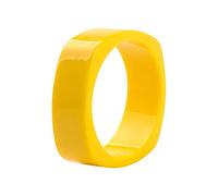 JSEA Brazalete grande de resina de color caramelo para mujer, pulsera ancha personalizada, Large, Resina, No es una piedra preciosa