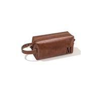 JSENGIFT Neceser personalizado con nombre, regalo para hombres, aniversario, Navidad, San Valentín, día del padre, regalos de cumpleaños para marido, papá, abuelo, hermano, hijo, bolsa de aseo de