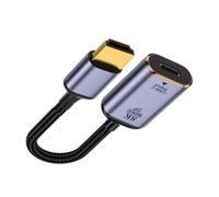 JSER Adaptador de cable corto USB-C tipo C hembra a HDMI macho para monitor HDTV, 8K 60Hz para portátil y teléfono