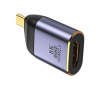 JSER Adaptador USB-C tipo C a HDMI hembra para monitor HDTV 8K 60Hz para portátil y teléfono
