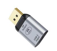 JSER Adaptador USB-C tipo C hembra de host a Displayport macho para monitor DP 4K 60Hz para teléfono portátil