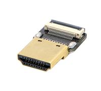 JSER Conector HDMI tipo A macho estándar recto CYFPV para fotografía aérea FPV HDTV y multicópteros