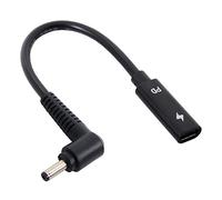 JSER Tipo C USB-C Entrada hembra a DC Power PD Cable de carga Adecuado para computadora portátil 18-20V (4.0 x 1.3mm)