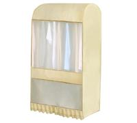 JSFYJZYZ Fundas Ropa Armario Perchero Grande Funda Ropa con Tapa Perchero Funda Burro Ropa con Tapa Inferior Cerrada(Yellow,110x150x50cm/43x59x19in)