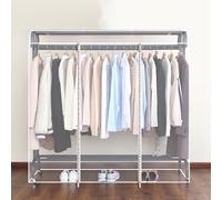 JSFYJZYZ Perchero Transparente Extra Grande Fundas Ropa Armario, Impermeable Fundas Ropa Portátil Funda Burro Ropa, no Incluido(150x145x95cm/59x57x37in)