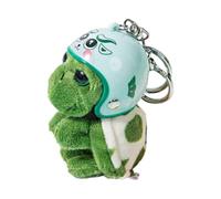 JSGHGDF 12 signos del zodiaco tortugas llavero colgante con cascos, D