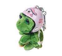 JSGHGDF 12 signos del zodiaco tortugas llavero colgante con cascos, I