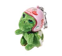 JSGHGDF 12 signos del zodiaco tortugas llavero colgante con cascos, K