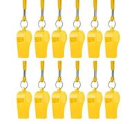 JSGHGDF 12 silbatos para entrenadores de árbitro, sonido crujiente, deportes con cordón para fútbol, fútbol, baloncesto, entrenadores con cordón