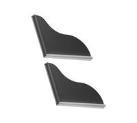 JSGHGDF 2 protectores de salpicaduras de silicona antideslizantes para bañera y ducha, fáciles de limpiar y mantener, protector transparente contra salpicaduras de ducha