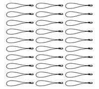 JSGHGDF 30 cuerdas elásticas de nailon de 4 mm con gancho antideslizante para ropa, costura, decoración del hogar, camping, reparación de equipos, bandas elásticas con gancho