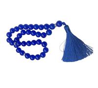 JSGHGDF 33 cuentas de cristal de oración islámica Tasbih, joyería de adoración para devoción diaria y uso ceremonial espiritual, oración islámica, talla única, como se describe