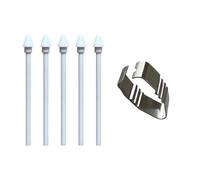 JSGHGDF 5 recambios de bolígrafo con clip para lápiz capacitivo Tab S11/S11Ultra, accesorio para artistas y diseñadores, punta de repuesto táctil