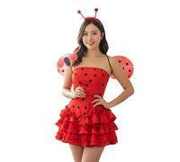 JSGHGDF Accesorios de disfraz de abejas para Halloween, cosplay, diadema, tutú, vestido, kit de alas