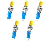 JSGHGDF Adaptador de fibra con puerto macho y hembra para compatibilidad flexible de fibra de baja pérdida de inserción, adaptador macho a hembra