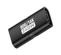 JSGHGDF Adaptador USB 4.0.0: transferencia de datos de 80 Gbps, potencia de 240 W, video de 8 K a 60 Hz para conectividad de alta velocidad, concentrador USB C