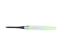 JSGHGDF Aguja de ganchillo de aluminio con elegante mango acrílico, agarre ergonómico, aguja de ganchillo para tejer suéter, bufandas, bolsos, herramienta de sujeción cómoda