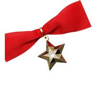 JSGHGDF Auténtica insignia soviética para colgar en el cuello, versión histórica para coleccionistas, premio soviético de cuello de estrella