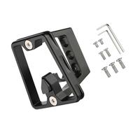 JSGHGDF Base de montaje para bicicletas plegables, soporte de aluminio para bicicleta, soporte de montaje frontal, adaptador de soporte de bolsa