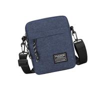 JSGHGDF Bolsa de hombro contemporánea inmune al agua con múltiples compartimentos, organización de contorno delgado, correa modificable para llevar viajes, viajes o negocios, Blue