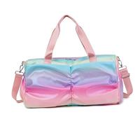 JSGHGDF Bolsa de transporte deportiva compacta con compartimento y cremalleras seguras, ideal para yoga y uso diario, bolsa deportiva de separación seca y húmeda, mochila de entrenamiento