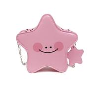 JSGHGDF Bolsa pequeña con patrón de estrella hacia adelante, densa, plan cruzado, impermeable, cara simple, para ciudad, existencia, bolsa pequeña de poliuretano, a