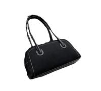 JSGHGDF Bolsos de hombro para mujer, bolso cruzado de cuero de moda, bolso de mano elegante Hobos bolso de mano para axilas, Black