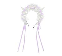 JSGHGDF Brighten - Tocado de cuerno de diablo brillante para fiesta, casual, adecuado para incidentes nocturnos, fiestas de disfraces, para niños y adultos, uso de fiesta de Halloween, adición de pelo