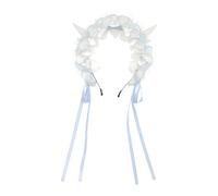 JSGHGDF Brighten - Tocado de cuerno de diablo brillante para fiesta, casual, adecuado para incidentes nocturnos, fiestas de disfraces, para niños y adultos, uso de fiesta de Halloween, adición de pelo