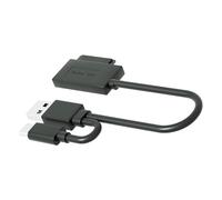 JSGHGDF Cable adaptador de conversión de disco duro USB 2.0 tipo C de 6 + 7P de 13 pines a USB 2.0 Easy Line Notebook Notebook convertidor duro