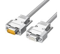 JSGHGDF Cable de cadena de arrastre profesional HDB15 resistente a la temperatura, VGA macho/hembra, cable de extensión de transmisión de datos, cable de extensión flexible de cadena de arrastre
