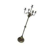 JSGHGDF Candelabros de pie de hierro con base estable, candelabro cónico para eventos familiares y actividades al aire libre, portavelas de hierro antiguo