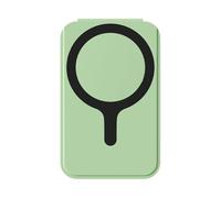 JSGHGDF Cartera magnética de poliuretano con tarjetero que no se cae, cuenta con cartera magnética para teléfono, fácil de llevar, para teléfono de 16, 15, 14, 13, 12, verde claro