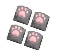 JSGHGDF Catpaws - Tecla de silicona PBT personalizada hecha a mano para interruptores MXes, teclados mecánicos RGBs