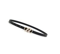 JSGHGDF Cinturón de cintura fina, construcción de poliuretano, elegante para trajes casuales de negocios, elegante cinturón de poliuretano para mujer, Negro, Talla única