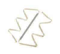 JSGHGDF Cinturón de satén para cintura, cinturón nupcial lujoso con diamantes de imitación para bodas y eventos, cinturón nupcial hecho a mano