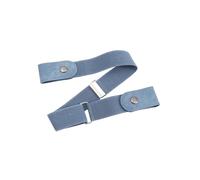 JSGHGDF Cinturón elástico para pantalones, oculta la correa ajustable, ajuste seguro, diseño de tela suave, cinturón elástico ajustable, azul claro, Talla única