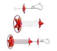 JSGHGDF Comedero dinámico para colibríes con gran capacidad, ideal para atraer pájaros a tu jardín, comedero ABS para colibríes
