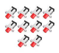 JSGHGDF Compatibilidad universal de fibra óptica hembra a hembra, adaptadores para aplicaciones de fibra monomodo y multimodo, acoplador óptico