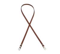 JSGHGDF Correa de hombro de 100/110 cm, correa cruzada, cinturón de repuesto para mujer, bolso hecho a mano, accesorios para mujeres y niñas, Brown, 1.2X100CM