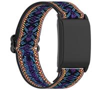 JSGHGDF Correa elástica de repuesto ajustable de nailon deportivo suave y elástica, fácil instalación para reloj 4, AS SHOW, Nailon