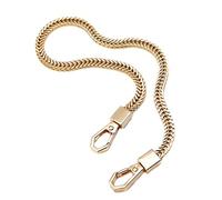 JSGHGDF Correas de metal con cadena de hueso de serpiente, accesorios para mujer, correa cruzada de repuesto para bolsos, Dinero poco profundo, 6 centimeters 1.2 me