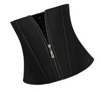 JSGHGDF Corsé Entrenador de Cintura Cinturón Deportivo Body Shaper Ajustable con Cremallera y Gancho para Entrenamiento Ejercicio y Modelado del Cuerpo Cinturón Abdominal Transpirable