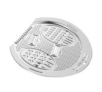 JSGHGDF Cuenco de acero para lavar y escurrir arroz con escurridor lateral y rallador, cuenco pequeño para un uso eficiente en la cocina, lavadora de verduras