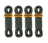 JSGHGDF Cuerda flexible de 5 mm segura para mochilero, cuerda de aire delgada con observabilidad nocturna para sombra de tienda de campaña y equipo de mochilero, cable de aire meditativo