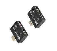 JSGHGDF Divisor USB 2.0 macho a 2 hembras puerto divisor de carga rápida para dispositivos móviles, accesorios USB a macho a hembra extensor