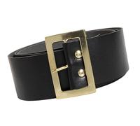 JSGHGDF Elegante cinturón de piel sintética elegante, correa fácil de ajustar, para eventos casuales de Navidad, eventos de Navidad, para hombres y mujeres, dorado, Talla única