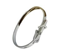 JSGHGDF Elegantes brazaletes de metal, estilo grunge, joyería con textura de aleación para mujeres y niñas, cinturón ajustable