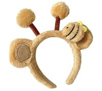 JSGHGDF Fanciful King - Clip de abrigo de oso orientado al rey, cómodo grupo elástico para fiestas de disfraces, incidentes escolares, adición de pelo de tela para niños